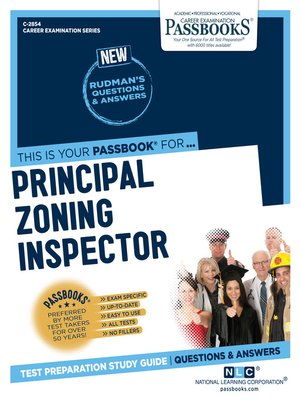 cover image of Principal Zoning Inspector